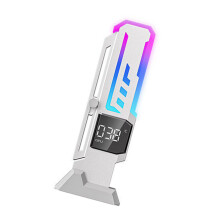 Adjustable ARGB Graphics Card Stand For Secure PC GPU-White