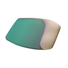 Silicone Mouse Pad with Wrist Cushion Breathable-green rice