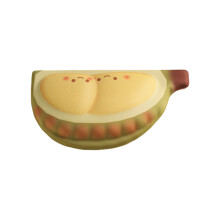 Silicone Filled Fruit Themed Mouse-durian separate wristband
