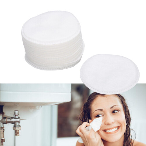 Weiße Wattepads 3-lagig beidseitig 80 Stück