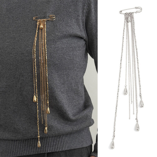 Moderne metallische Fransennadel verleiht Ihrer Garderobe 1