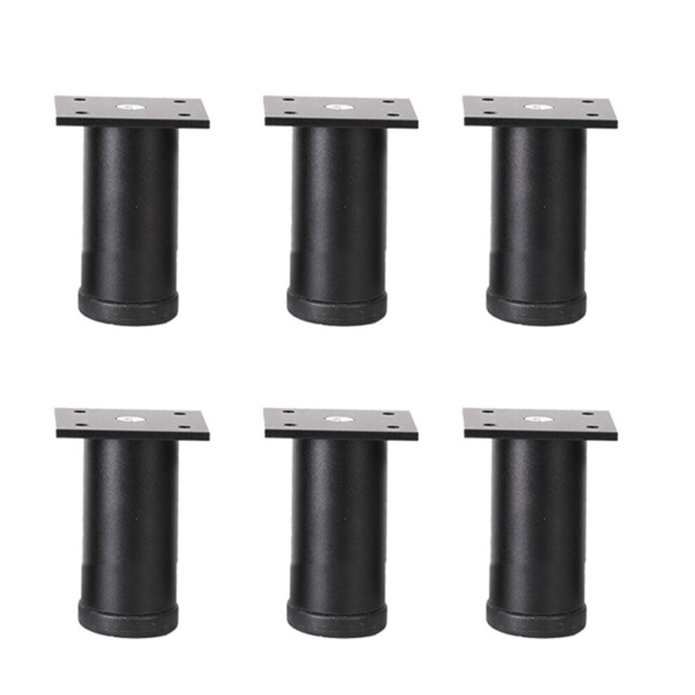 Durability Furniture Support Legs with Nonslip Base-Black