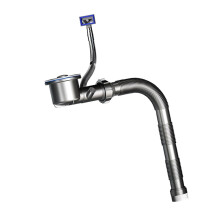 201 Steel Kitchen Sink with Integrated Drain & Odor Prevention