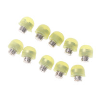 10 Stuks Kappersschaar Dempers Vervanging Schroef Bumper-Geel
