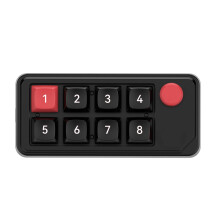Tragbares mechanisches Numpad mit 8 Tasten, Hot-Swap-fähigen-A