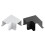 Coude plat de remplacement de 4x4 pouces, couverture de-Noir 3