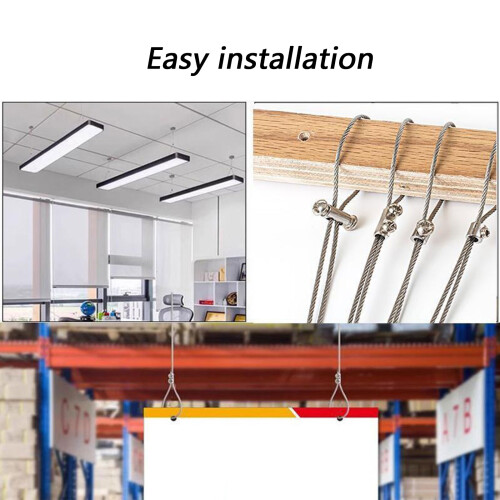 Système de suspension en fil d'acier antirouille-1,5m 2