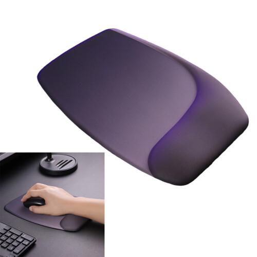 Ergonomic Silicone Mouse Pad Gamer Large Computer Desk-red gray 2