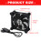 Quiet 120mm USB Cooling Fan Double Protections Net And-1 set 4