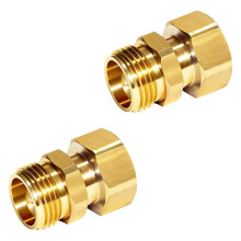 3/4inch Hose Swivel Connector Adjustable 360 Degree Brass Swivel