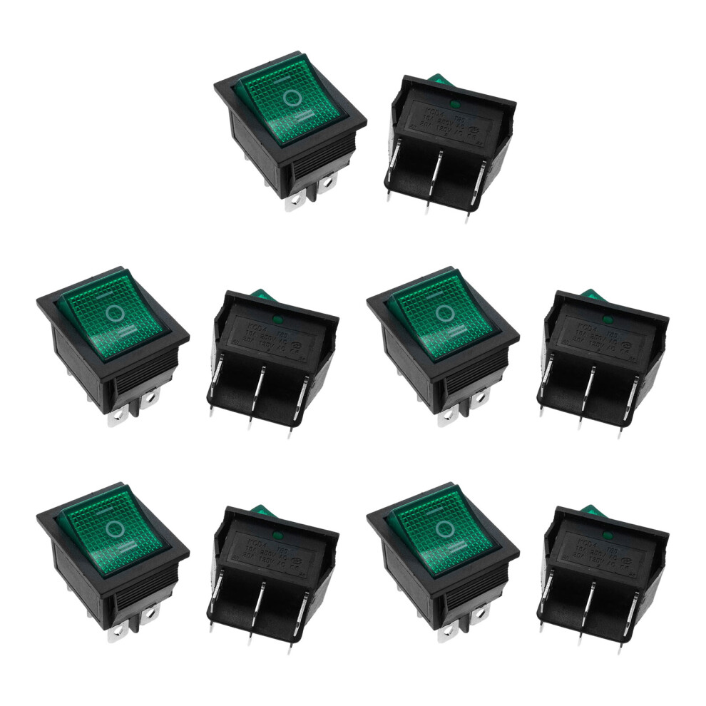 16A 250V Rocker Switches With Indicators- Red/Light/Green 7704001183740