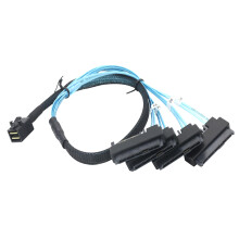 SFF-8643 to 4 Channel 29Pin SFF8482 Power Cable Connector-50cm