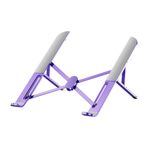 Portable Foldable Notebook Laptop Stand With 7-Purple