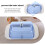Stainless Steel Butter Dish with Plastic Lid 1 pc 3