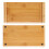 Bambuinen teetarjotin kohoreunalla, 26,5 x 12,9 cm 5