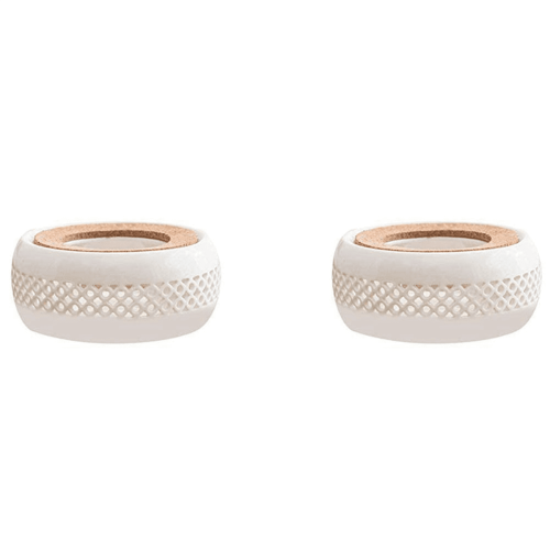 Ceramic teapot warmer with cork cushion 2 pcs 1