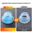 Faucet Sealing Gasket Leak-Proof Blue 20 pcs 6