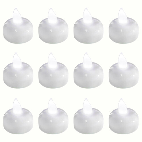 Bougies flottantes LED activées par l'eau (12 pièces) 2