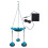 2-in-1 Glass Bird Feeder and Bath with Solar Fountain 2