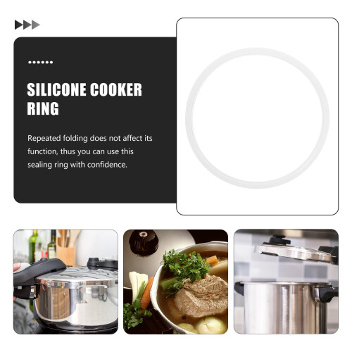 Pressure Cooker Sealing Ring Silicone Gasket 2 Pcs 2