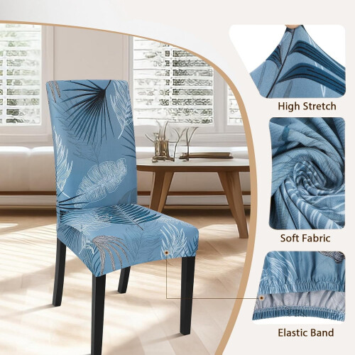 Set van 6 elastische stoelhoezen voor Parsons-stoelen 2