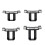Quickly Install Sun Power Panel Water Deflector Clip Heavy-30mm 2