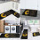 Sunflower Bible Verse Kitchen Rug Set Black 2 pcs 4