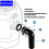 Disposal Replacement Outlet Elbow with 1.5inch Elbow, Flange, 5