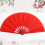 Bamboo Line Dance Popping Fan, 34 cm, Foldable 2