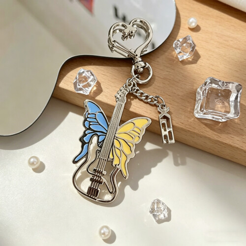 Porte-clés artistique papillon basse, accessoire de bijoux en 1