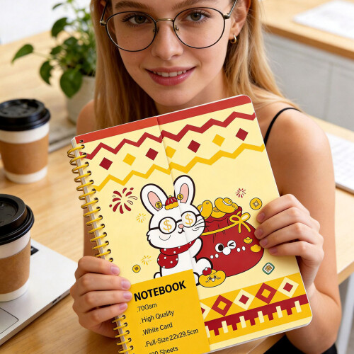 Carnet moderne 1 pièce avec pages à glissement lisse,-Type 1 2