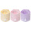 360 Degree Rotating Desk Organiser 5 Compartments Plastic-Pink 2