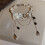 Collier de chaîne de goutte de perles géométriques-Argent 6