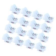 Belles enveloppes à motifs de fleurs blanches, 100-myrte crêpe