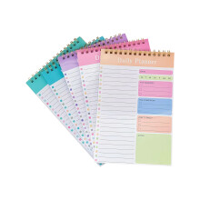 Feuilles jumelles du carnet quotidien 30 de planificateur de