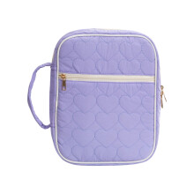 Trousse à crayons pour enfants et étudiants,-coeur violet
