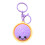 Porte-clés Miniature en forme de chignon cuit à la-Violet 1