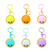 Food Themed Key Chain Perfect For Students Miniature Steamed-6P