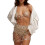 Strass corps chaîne costume strass poitrine-ensemble complet 1