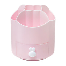 Organisateur de stylos de bureau rotatif, support de stylos-Rose