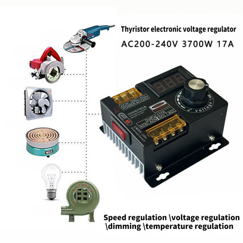 Régulateur de tension électronique précis 0 à 100, contrôle 1