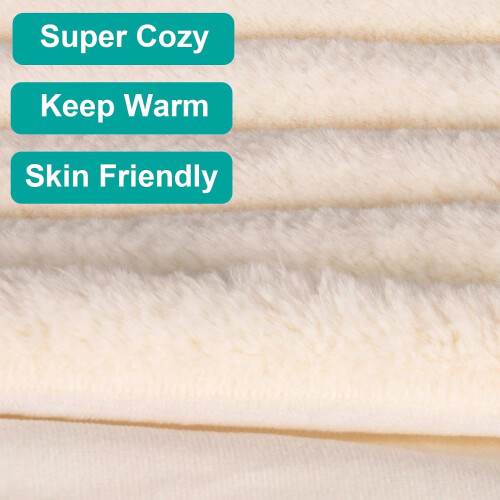 White Couch Throw Blanket 30x40 Inches 2