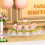 Akryl Display Stand Klar Halvmåne Cupcake Stand 3