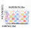 Extra Large Makeup Bag Clear Coated Waterproof-green pink 4