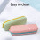 Soft Zippered Silicone Pencil Case Large Capacity Pen-Yellow 6