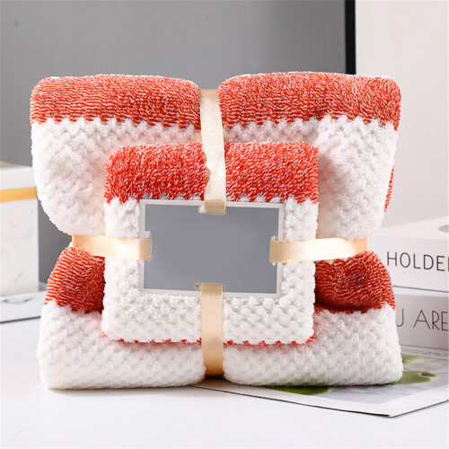 Kids Bath Towel Set Soft Absorbent 2 Pieces 1