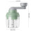 Kafsov ABS manual food processor 250ml green 3