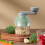 Kafsov ABS manual food processor 250ml green 5