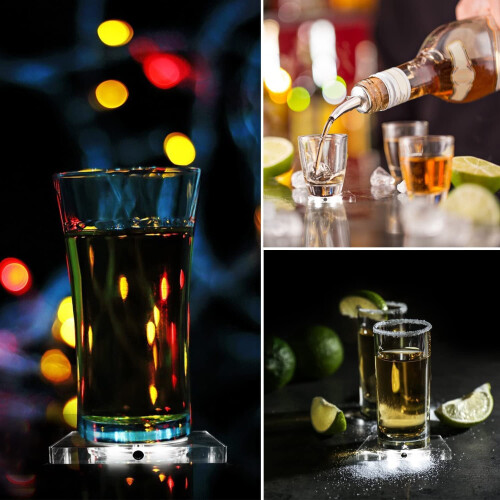 LINLIN LED cup coaster waterproof USB-powered 1
