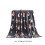 Christmas Sherpa Throw Blanket Snowman Pattern Grey 2